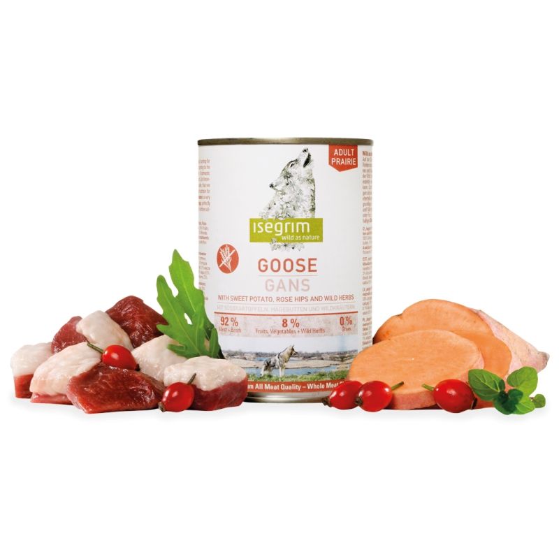 Hrana umeda, Isegrim Dog Adult Goose, 400 g