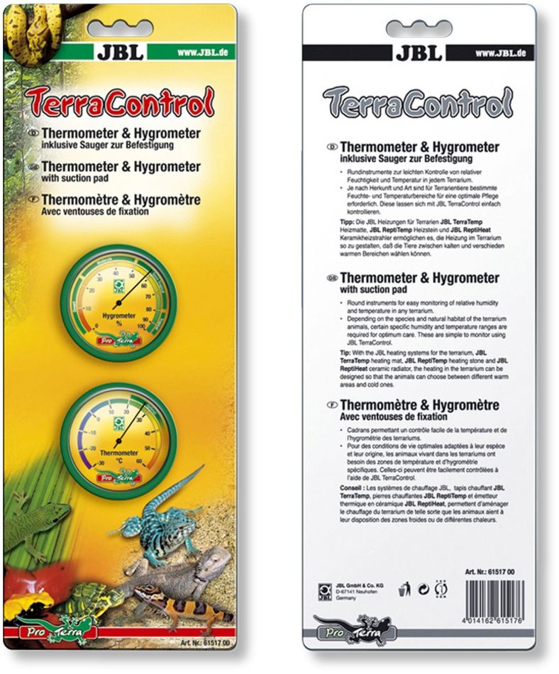 JBL TerraControl (1 Hygrometer, 1 Thermometer) Hidrometre