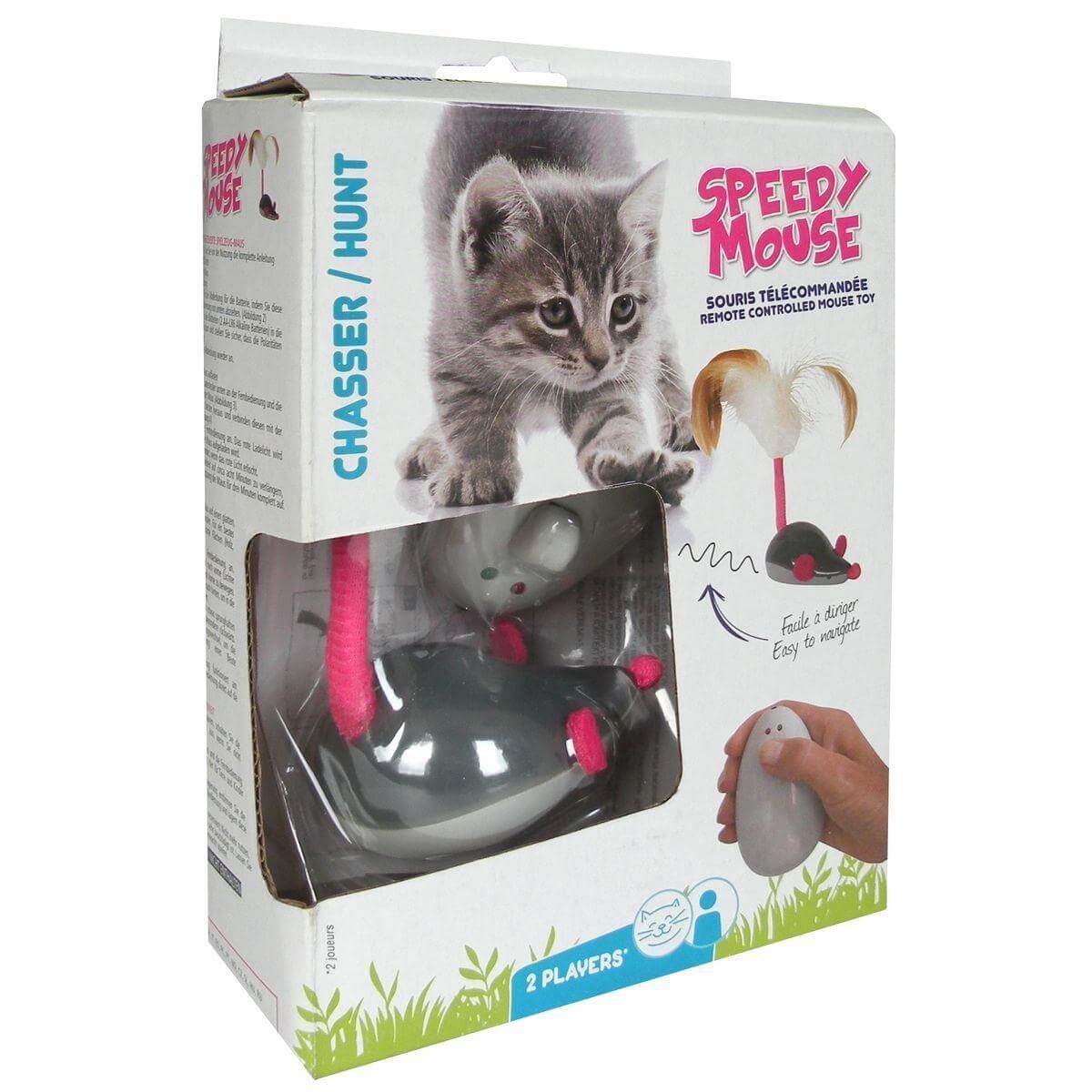 Jucarie pisica cu telecomanda Speedy 7.5x4x15 cm: RON PetMart PetShop