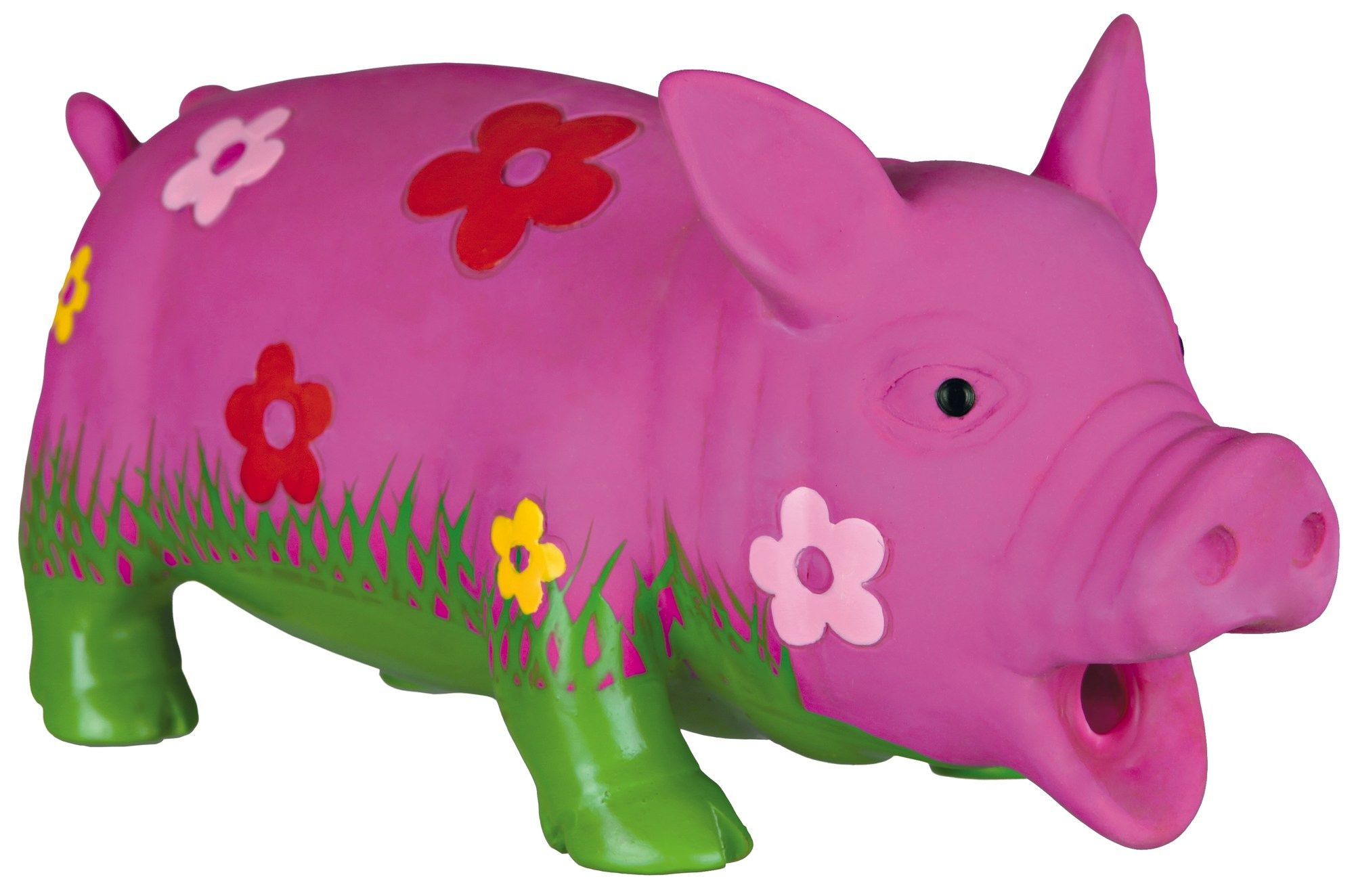 Jucarie Porc cu Floare 20 cm cu Sunet Original 35185 35185