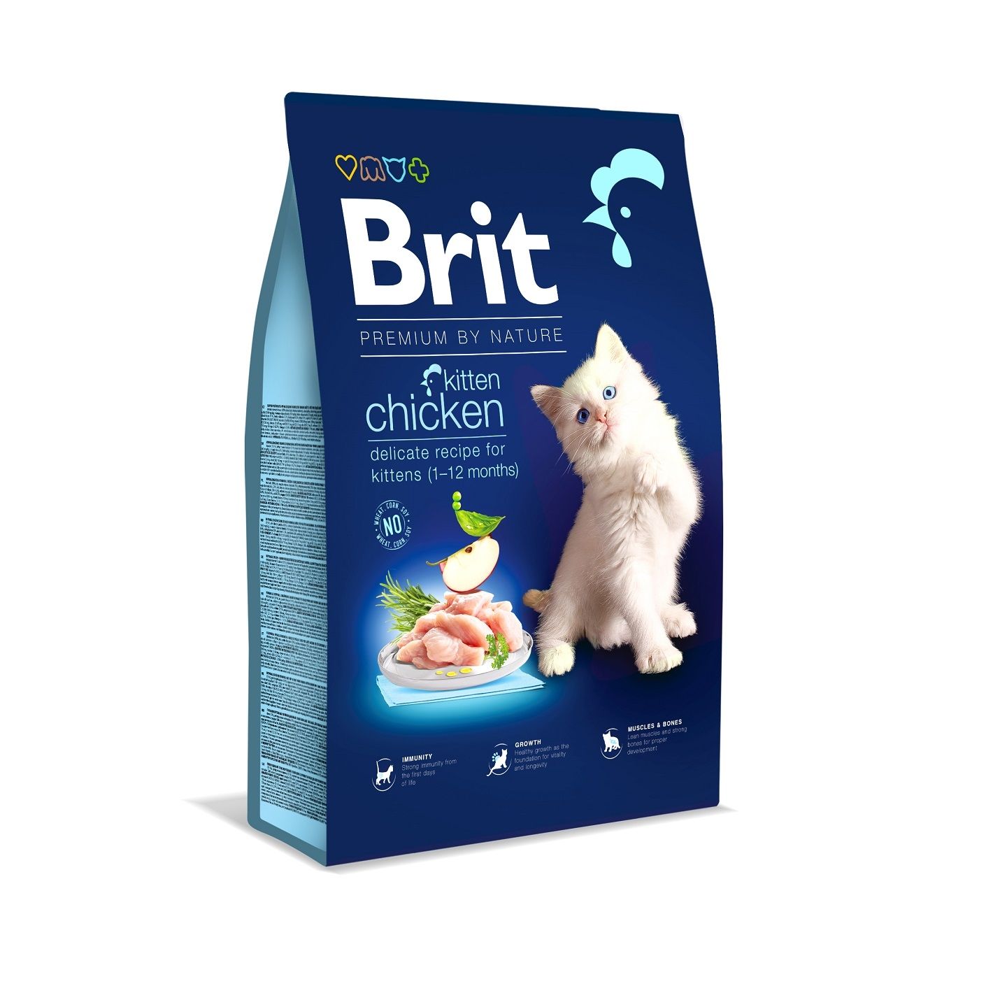 Brit Premium by Nature Cat Kitten Chicken, 8 kg