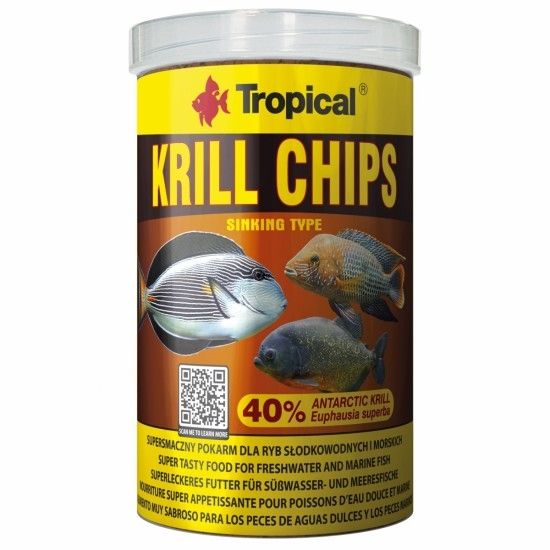 Krill, Tropical Fish, chips 250 ml/ 125 g