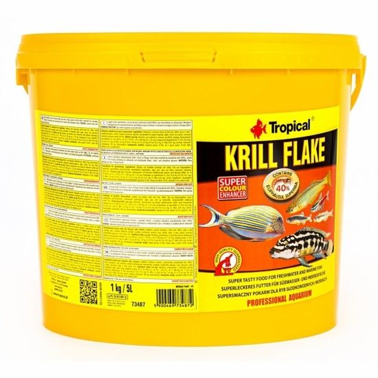 Krill, Tropical Fish, fulgi 5 l/ 1 kg