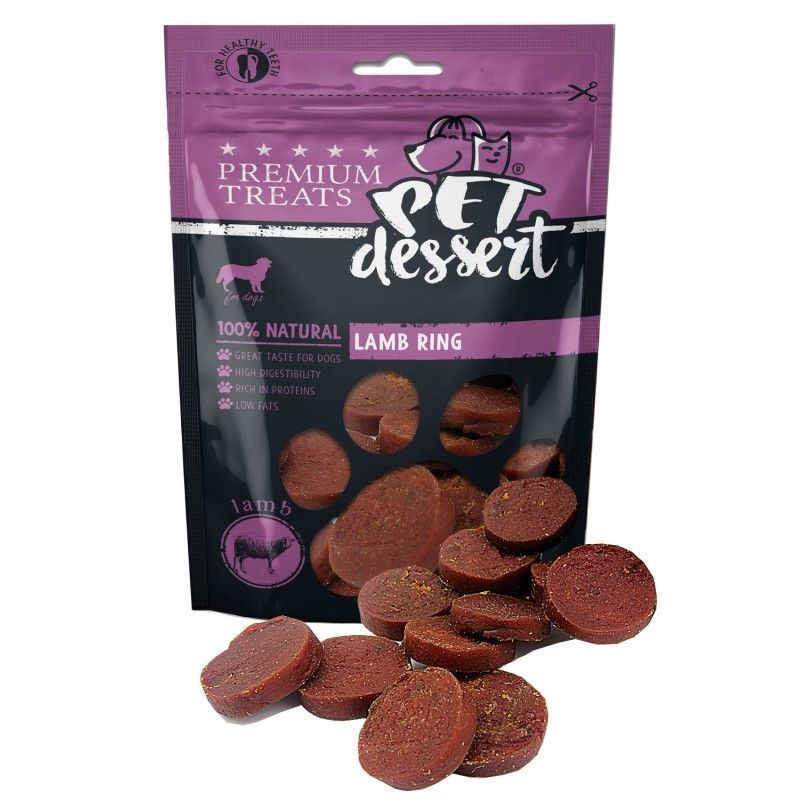 Pet\'s Dessert Lamb Ring, 80 g