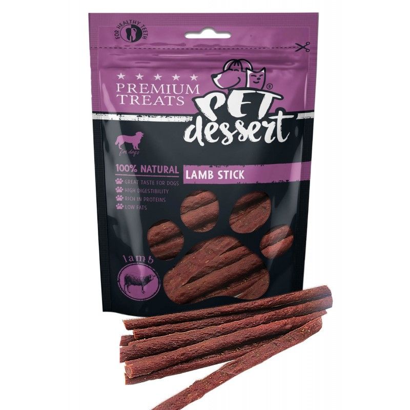 Pet\'s Dessert Lamb Stick, 80 g