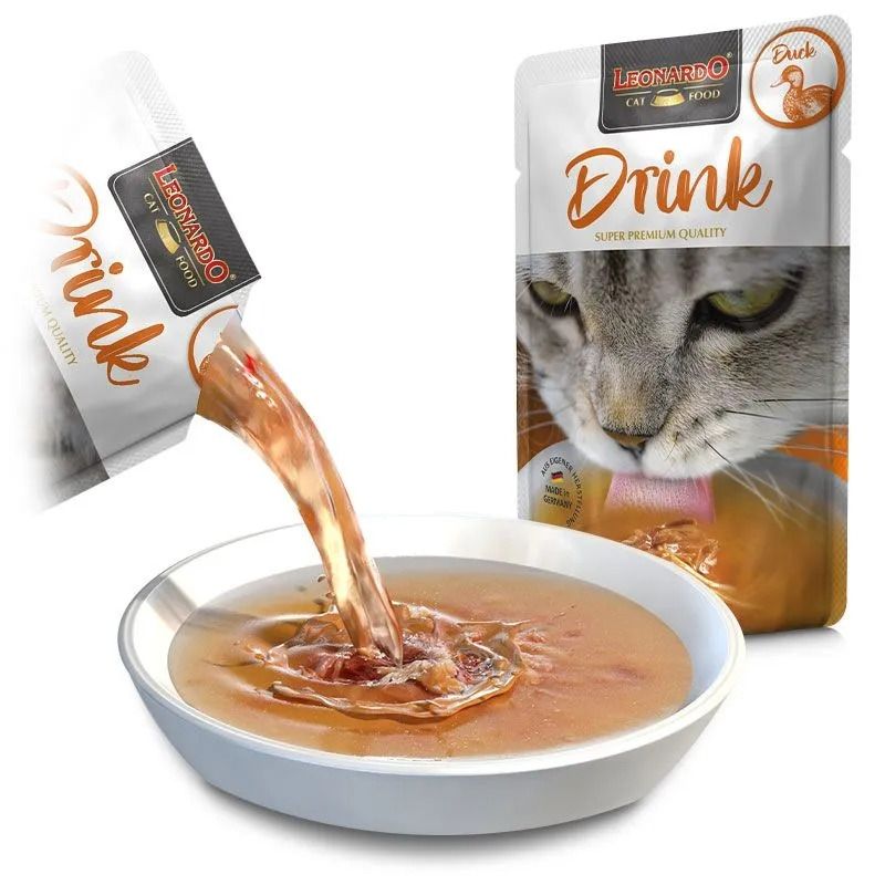 Hrana complementara lichida pisici, Leonardo Drink Rata, 40 g