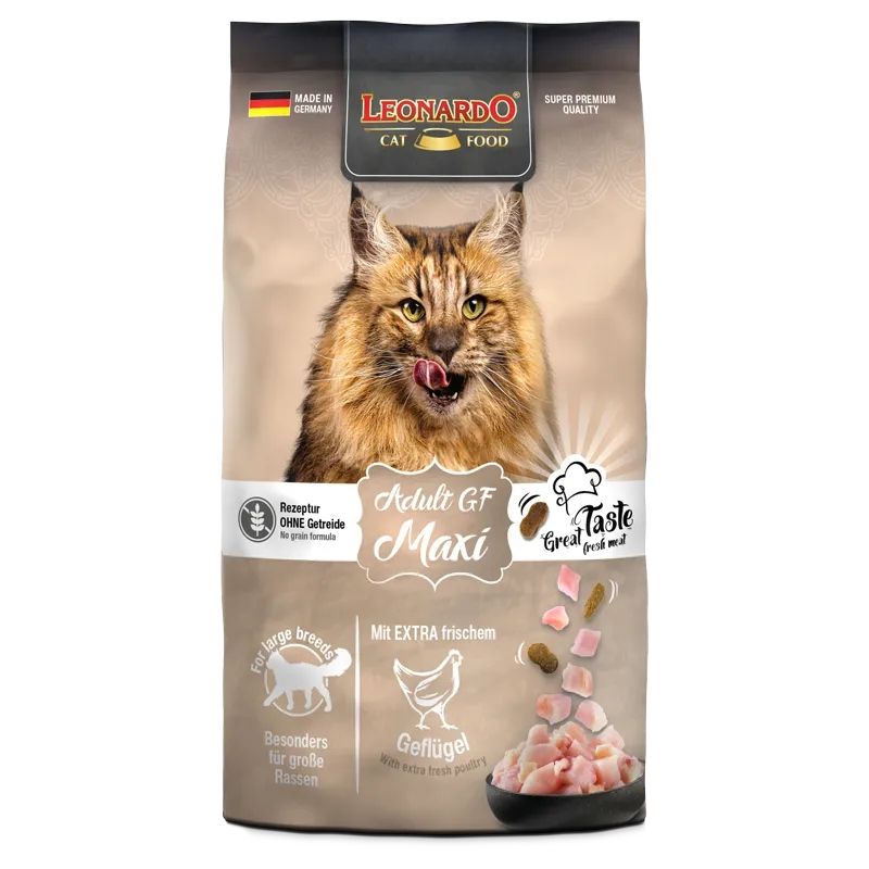 Hrana uscata pisici, Leonardo Adult Grain Free Maxi, 1.8 kg
