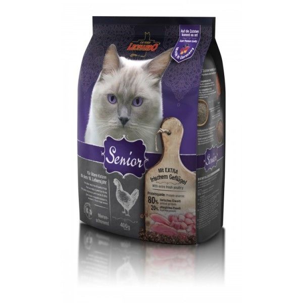 Leonardo Cat Adult Senior Pasare, 7.5 Kg