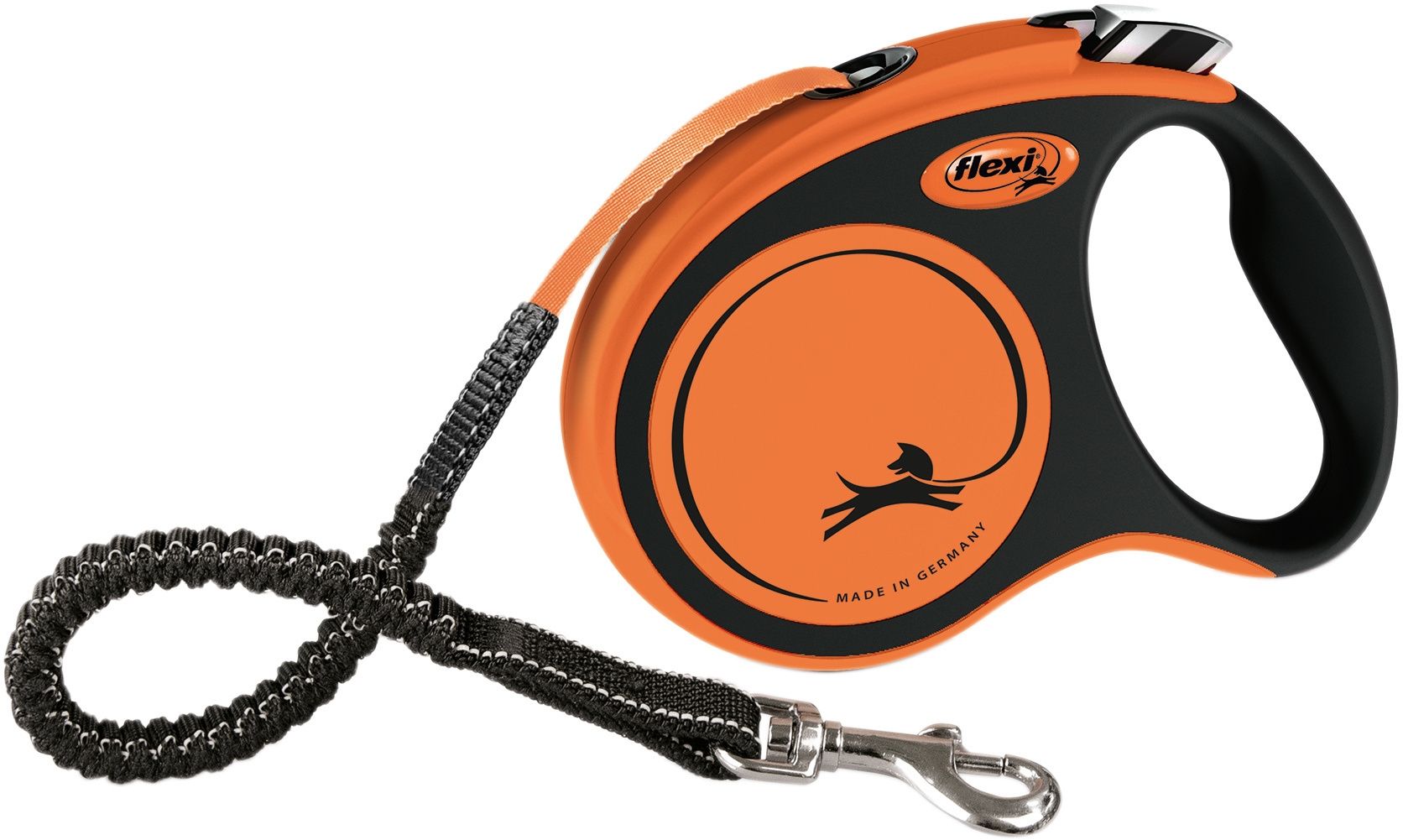 Lesa Flexi Xtreme M: 5m/35kg, Portocaliu Cu Negru 21427