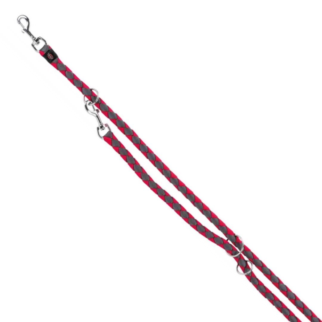 Lesa Coarda Cavo Reglabila 2 m/18 mm Fuchsia/Gri 143611