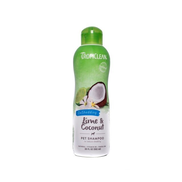 Sampon pentru caini si pisici, Tropiclean Lime & Coconut, 592 ml 592