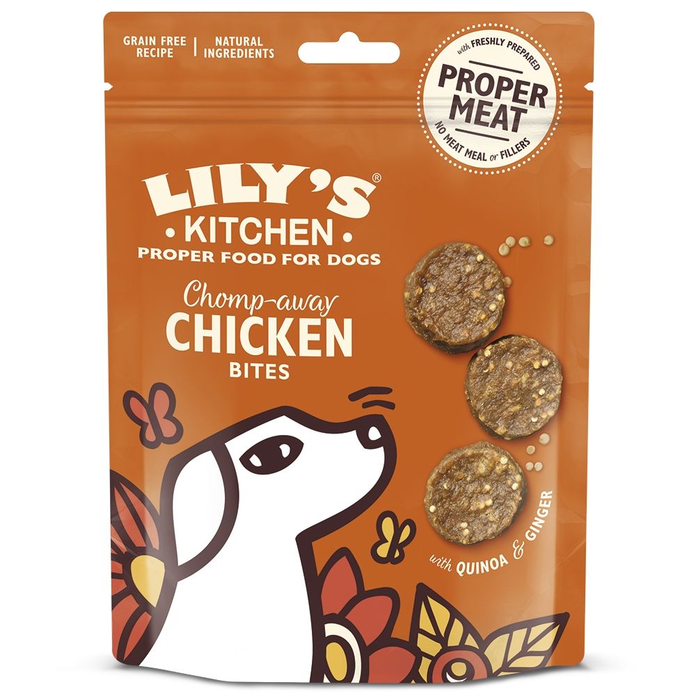 Lily’s Kitchen Chomp-away Chicken Bites Dog Treats 70g 70g imagine 2022