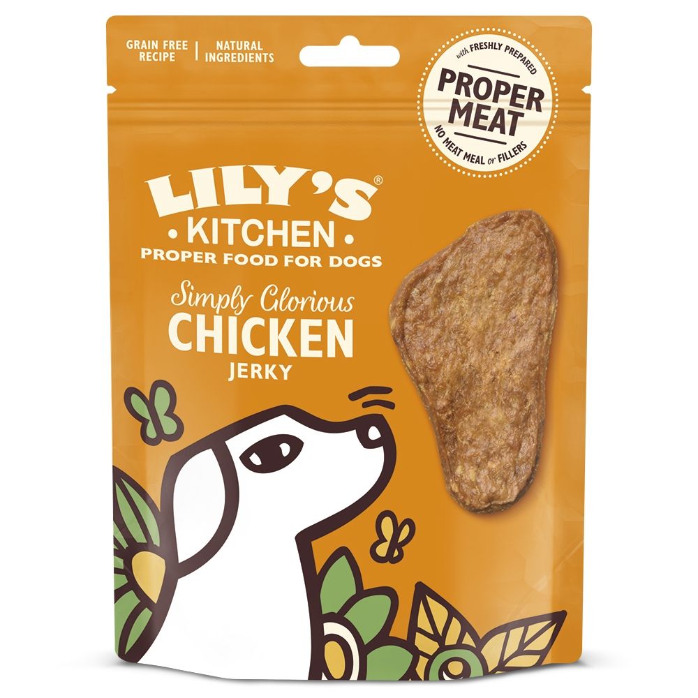 Lily\'s Kitchen Simply Glorious Chicken Jerky Dog Treats 70g