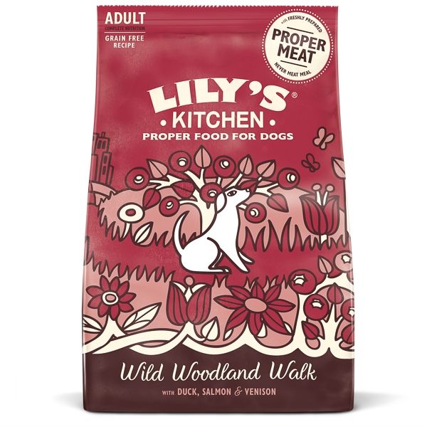 Lily’s Kitchen Dog Duck, Salmon & Venison Wild Woodland Walk Adult Dry Food 7kg 7kg