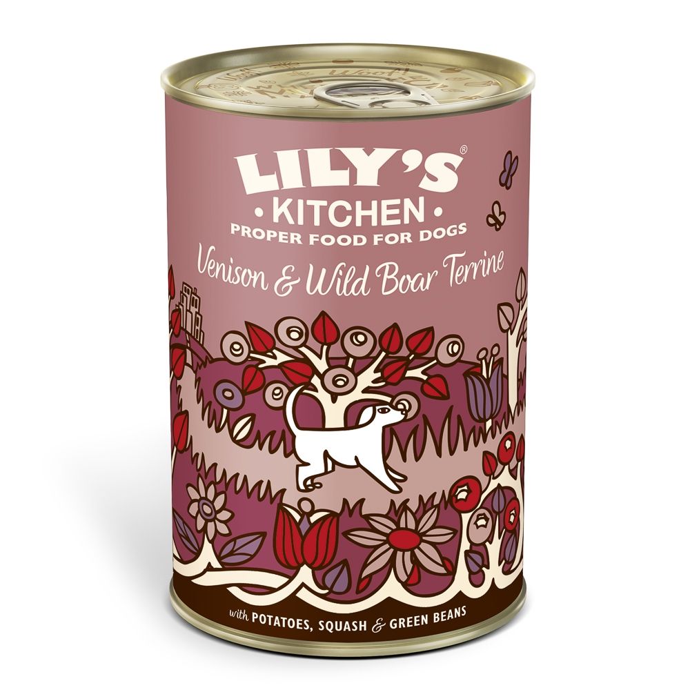 Lily’s Kitchen For Dogs Venison & Wild Boar Terrine, 400 g Hrana Umeda Caini 2023-09-29 3