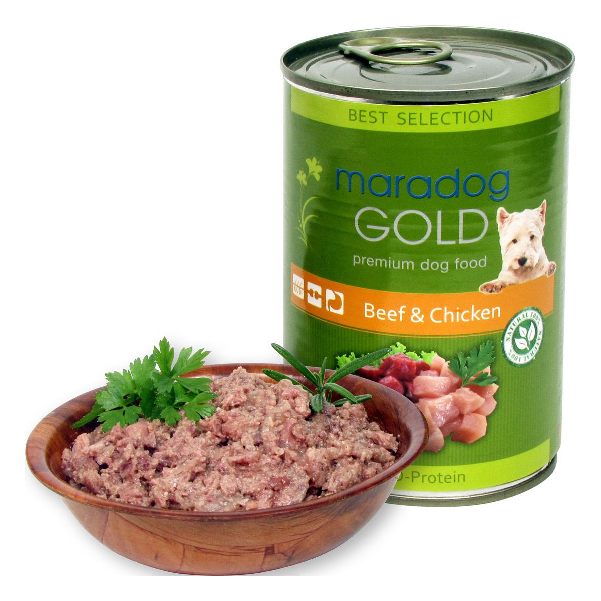 Maradog Gold Vita si Pui, 400 g