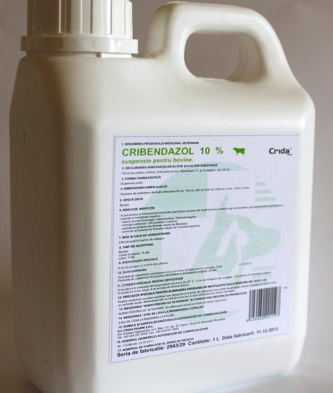 CRIBENDAZOL 2.5%, 1 l