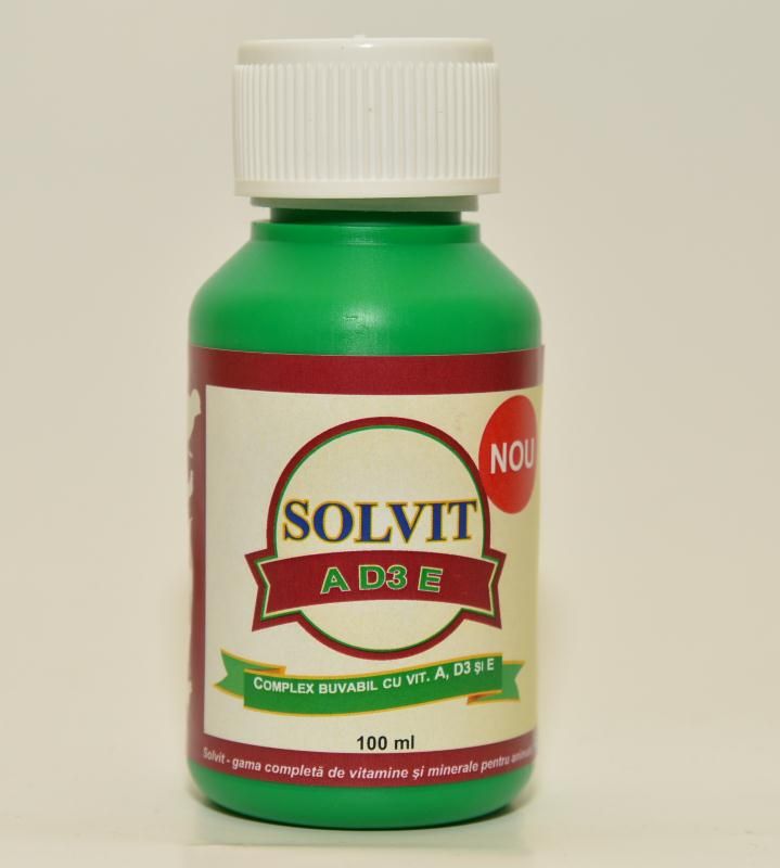 SOLVIT A D3 E, 100 ml 100 imagine 2022