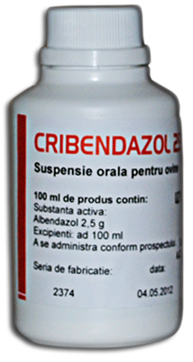 CRIBENDAZOL 2.5%, 100 ml