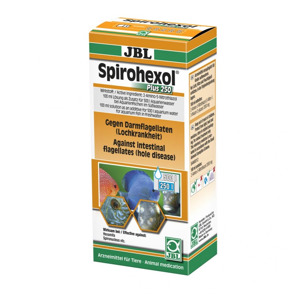 Medicament JBL Spirohexol Plus 250 / 100 ml pentru 500 L 100