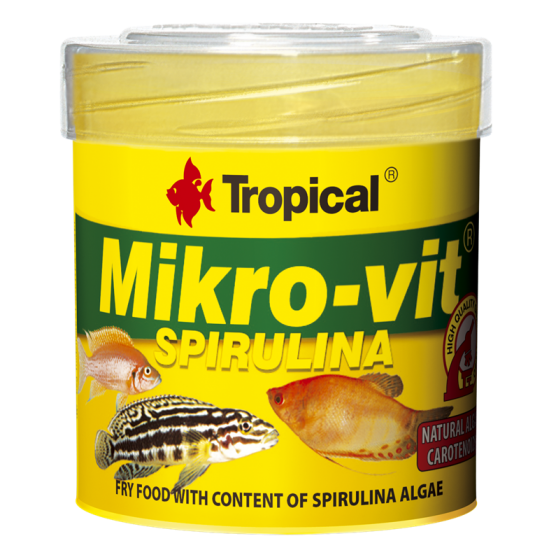 Mikro-Vit Spirulina, Tropical Fish, 50 ml/ 32 g Fish