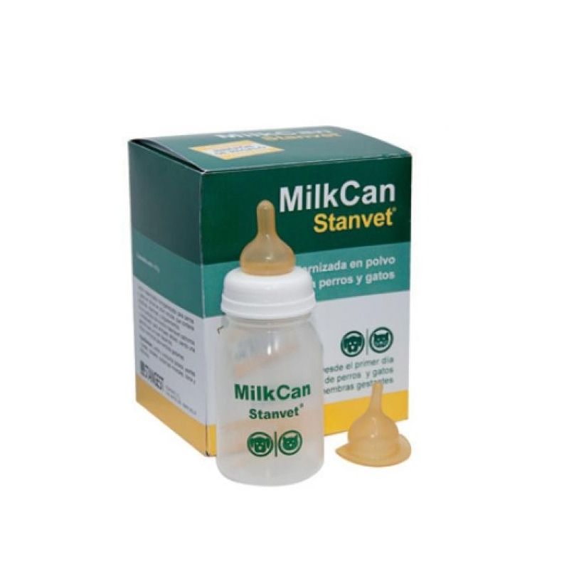 Milk Can, Lapte Praf Caini/ Pisici, 400 G + Biberon Cadou