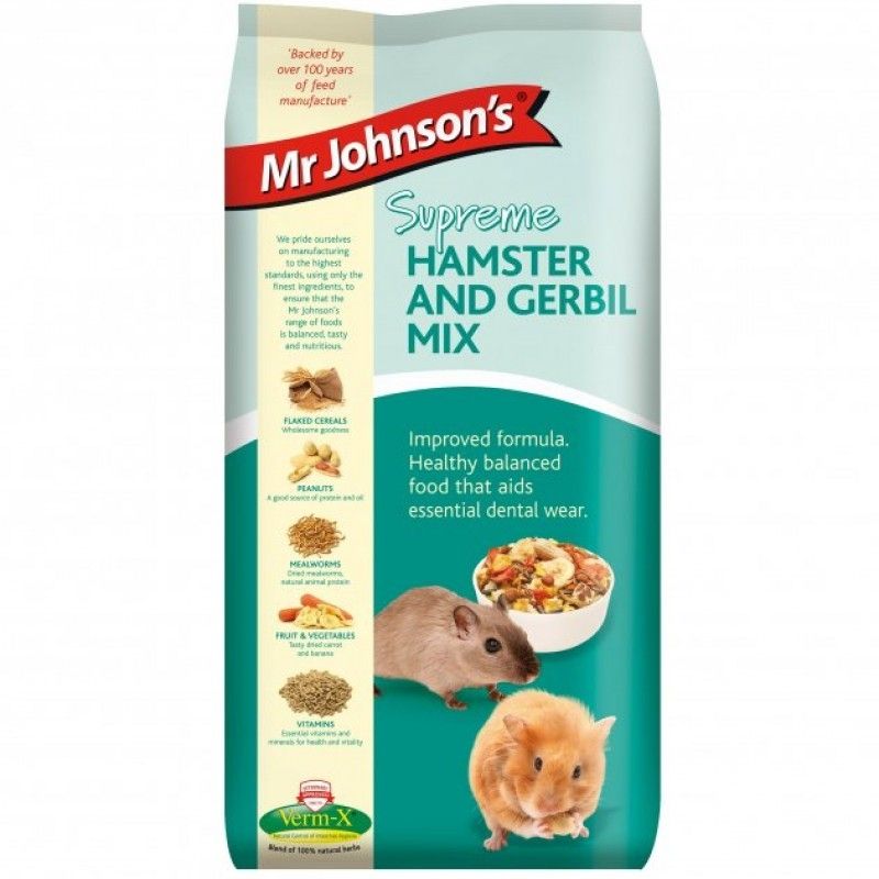 Mix pentru hamsteri si gerbili, Mr. Johnson`s Supreme Hamster/ Gerbil Mix, 900 g 900 imagine 2022