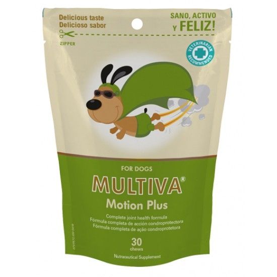 Multivitamine si Multiminerale Multiva Motion Plus Dog Vetnova, 30 Comprimate Câini