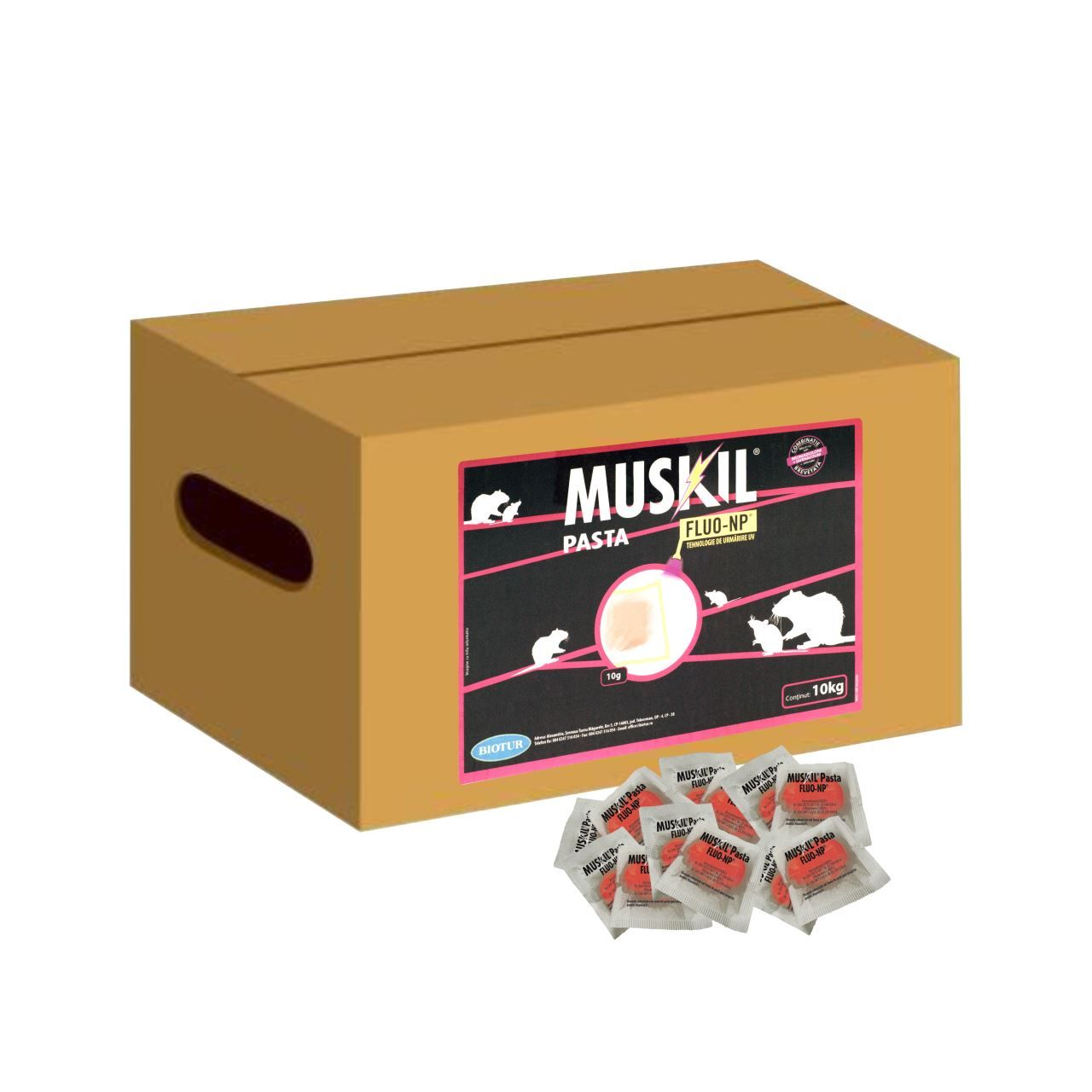 Muskil – Pasta Fluorescenta 10kg Pret/cutie (Pret/cutie)