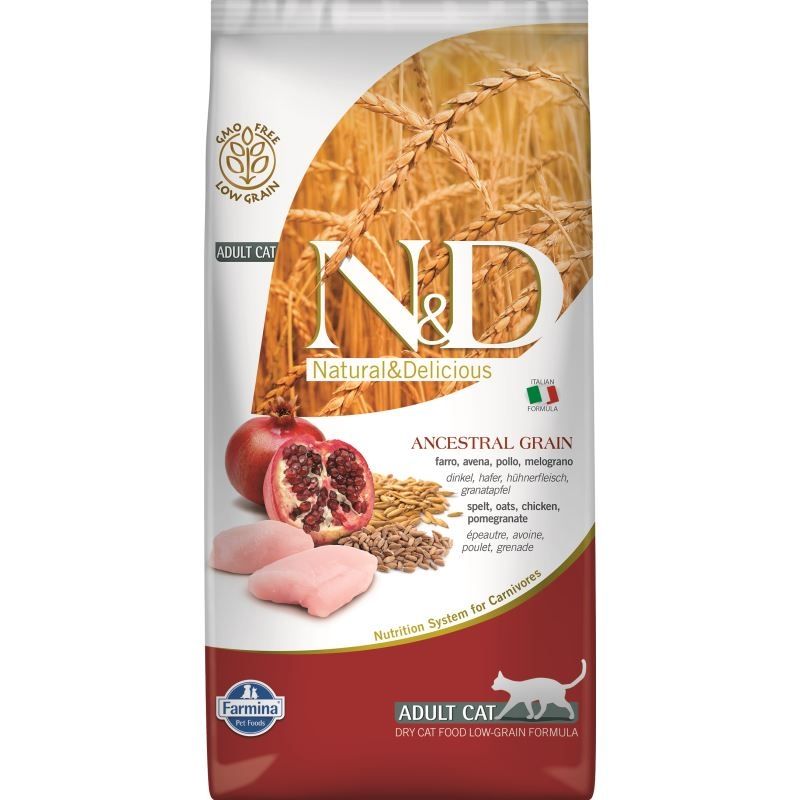 N&D Cat LG, Chicken And Pomegranate, 5 Kg