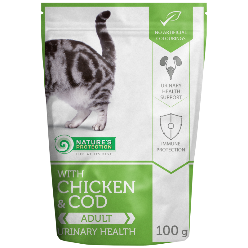 Nature\'s Protection Cat Urinary Health Chicken & Cod, 100 g