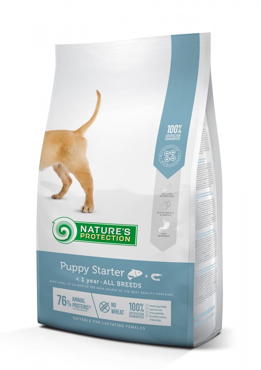 Nature\'s Protection Dog Puppy Starter Salmon with Krill, 500 g