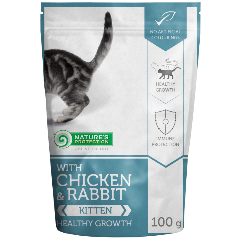 Nature’s Protection Kitten Chicken & Rabbit, 100 g 100