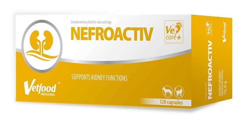 VetFood Nefroactiv, 120 capsule