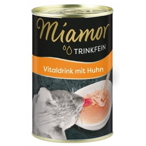 Hrana umed-lichida pisici, Miamor Vital Drink cu pui, 135 ml 135 imagine 2022