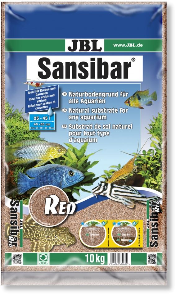 Nisip Natural JBL Sansibar RED 10 Kg