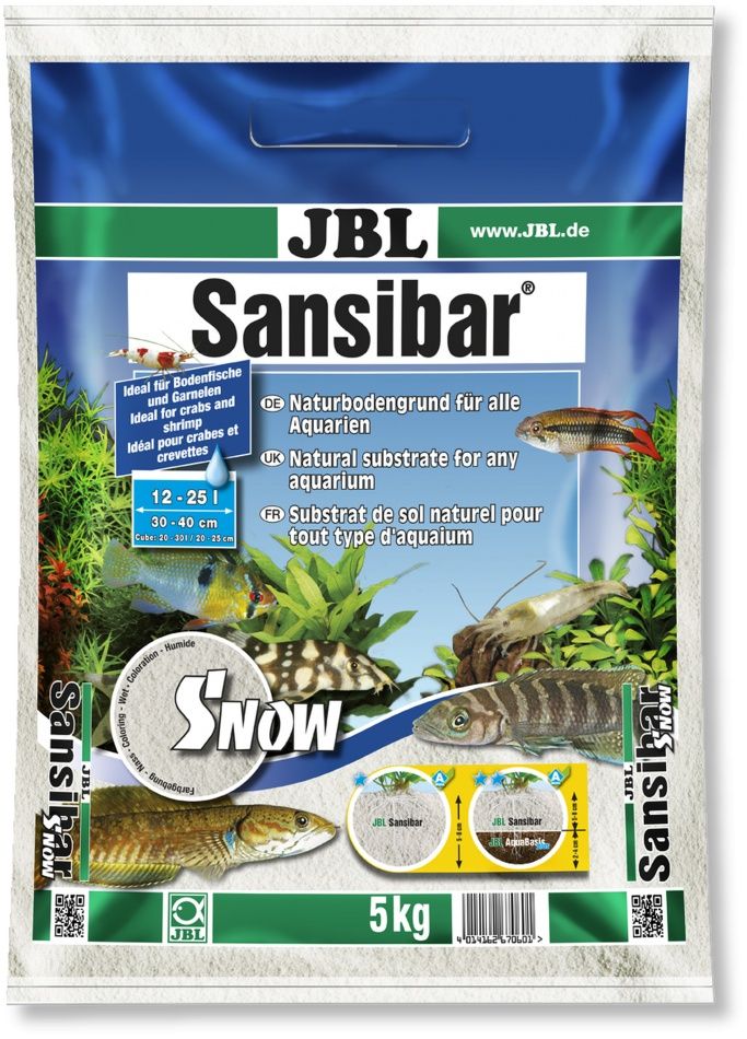 Nisip natural JBL Sansibar SNOW 5 kg Acvarii