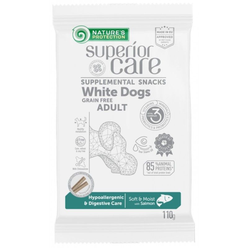 Nature’s Protection Dog Snack Superior Care Hypoallergenic & Digestive Care with Salmon, 110 g 110 imagine 2022