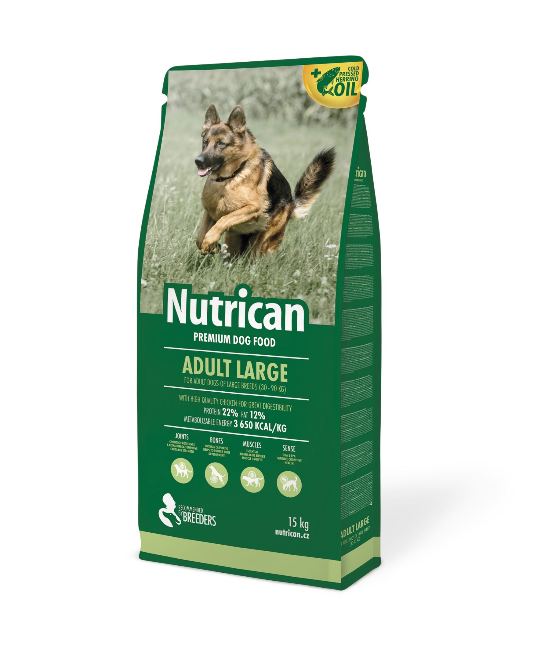 Nutrican Dog Adult Large, 15 kg