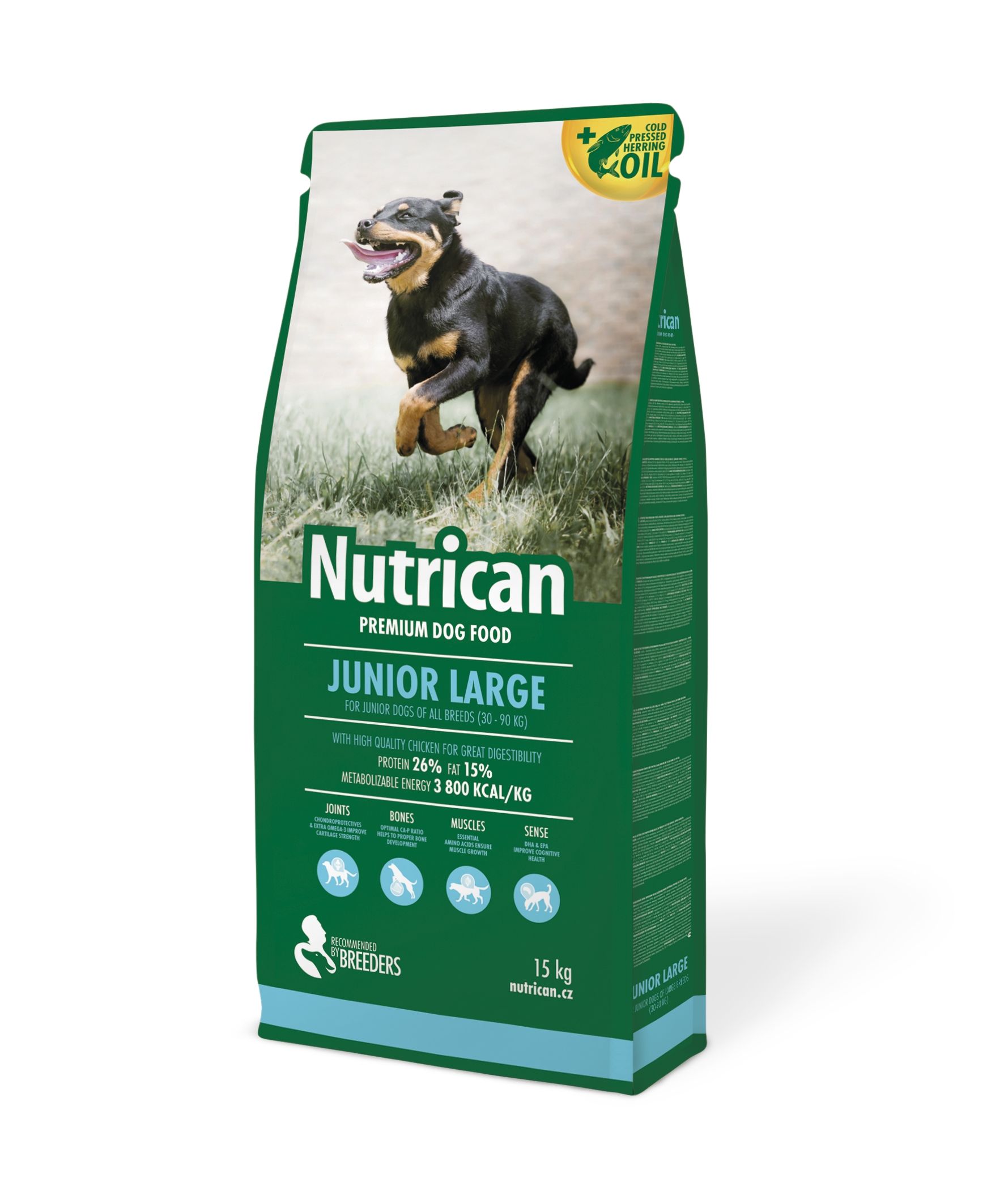 Nutrican Dog Junior Large, 15 kg