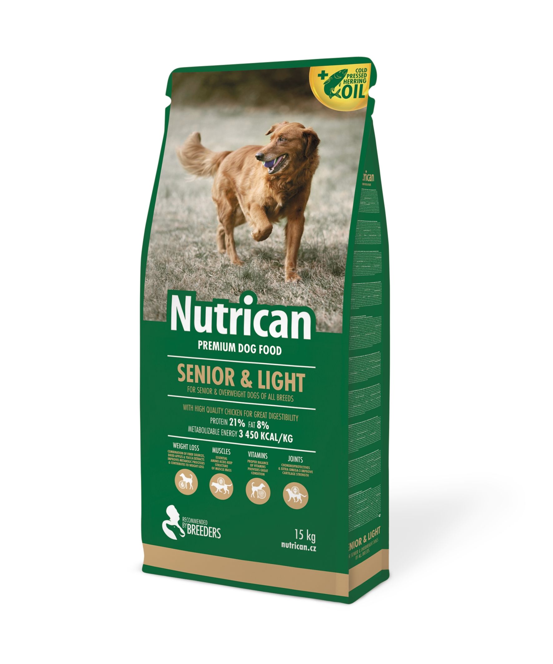 Nutrican Dog Senior & Light, 15 kg