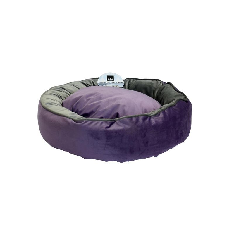 Patut pentru caini si pisici Ducato Violet/Gri M, 60 x 60 x 15 cm