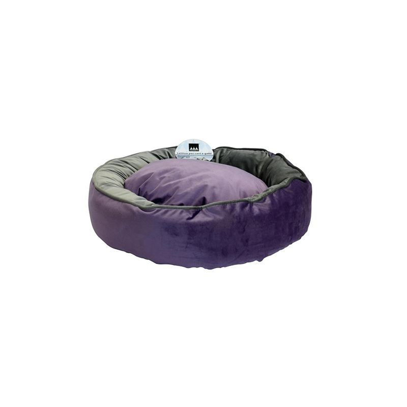 Patut pentru caini si pisici Ducato Violet/Gri S, 50 x 50 x 12 cm