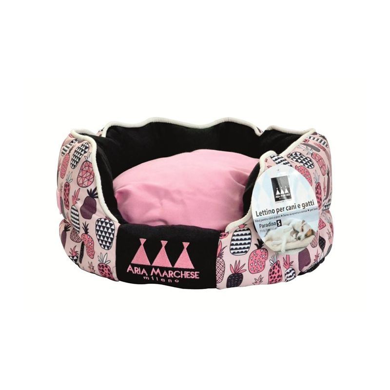 Patut pentru caini si pisici Paradiso Pink/ Ananas L, 68 x 60 x 25 cm