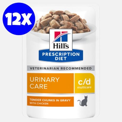 Hill\'s Prescription Diet Feline c/d Chicken, 12x85 g