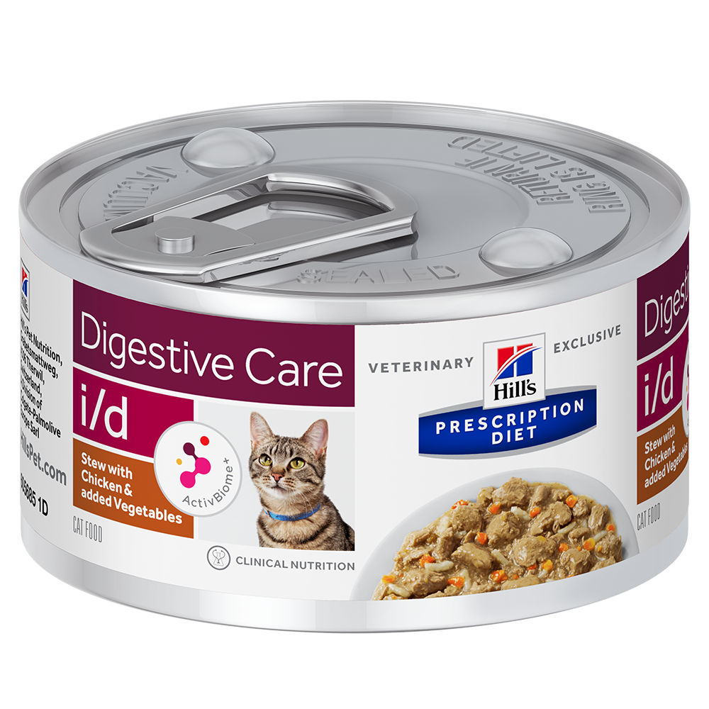 Hill’s PD Feline I/D Chicken and Vegetable Stew, 82 g and