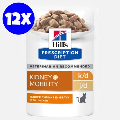Hill\'s Prescription Diet Feline k/d & j/d, 12x85 g