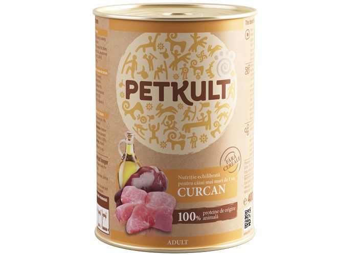 Petkult Dog Adult Curcan, 400 g