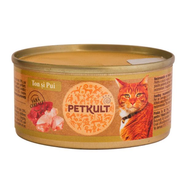 Petkult Cat Ton cu Pui, 80 g