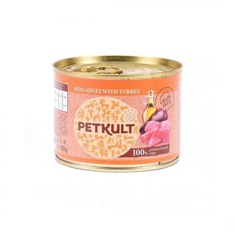 Petkult Dog Mini Adult Curcan, 185 g